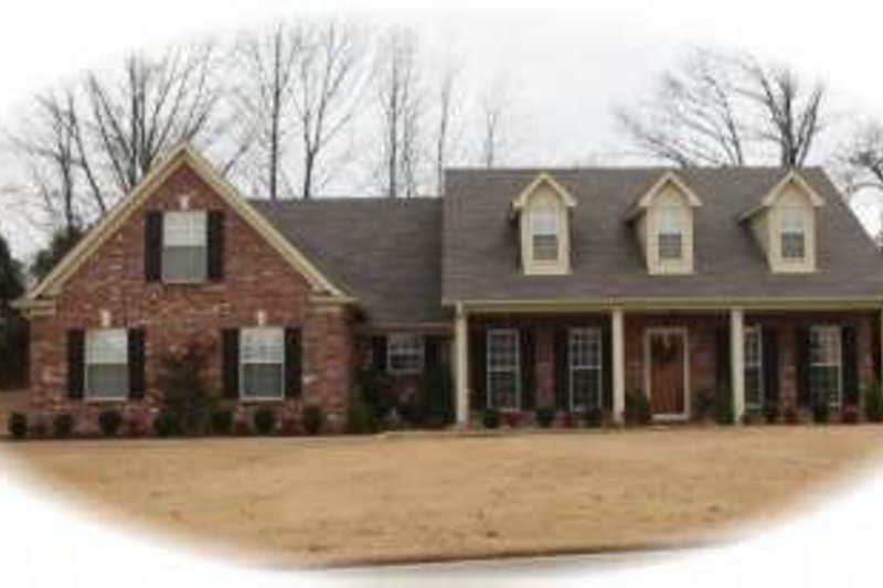 Exterior - Front Elevation 2 for Country House Plan #81-889 - 3 bed, 2 bath