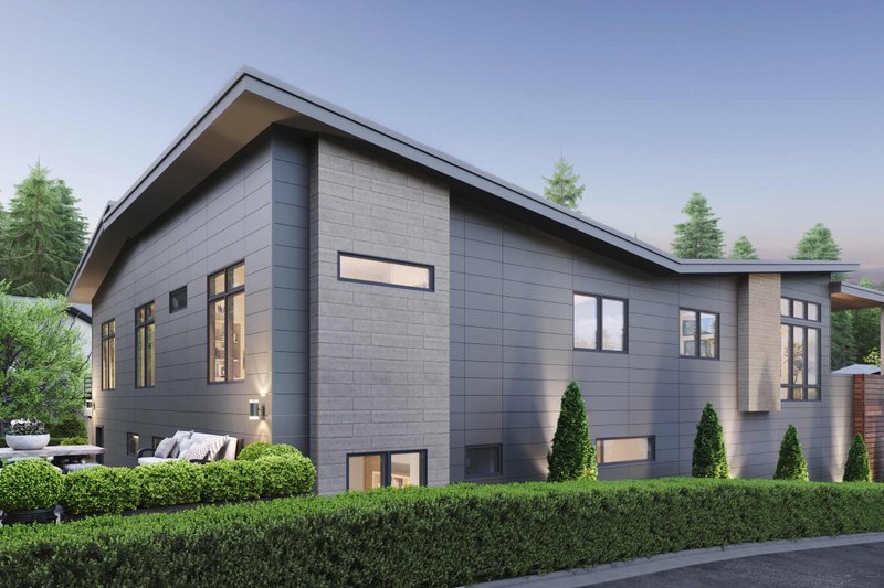 House Plan Design - Exterior - Rear Elevation 1 for Contemporary House Plan #1066-227 - 5 bed, 3.5 bath