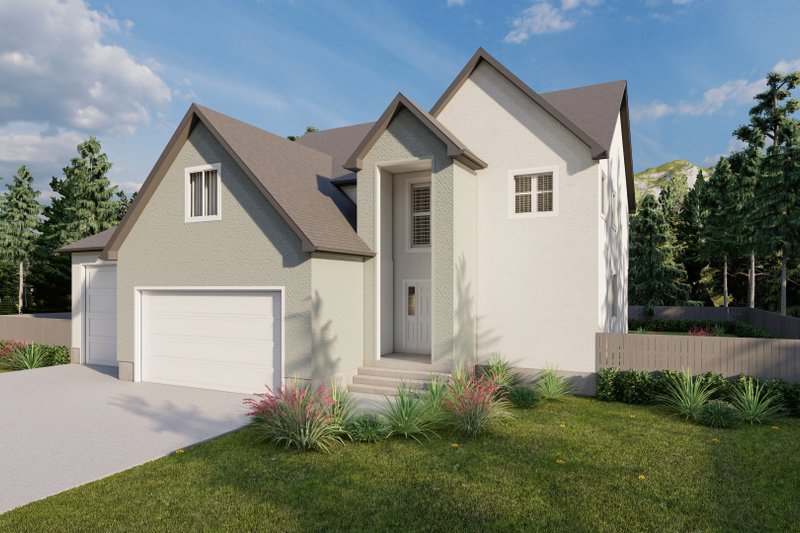House Plan Design - Exterior - Front Elevation 3 for Traditional House Plan #1060-153 - 5 bed, 4 bath