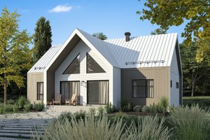 Architectural House Design - Modern Exterior - Front Elevation Plan #23-2886