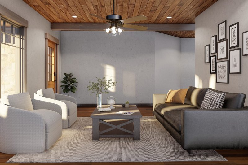 Home Plan - Interior - Family Room 1 for Craftsman House Plan #17-2813 - 3 bed, 2.5 bath