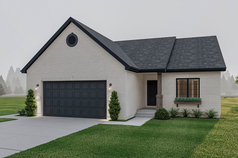 Dream House Plan - Traditional Exterior - Front Elevation Plan #455-228
