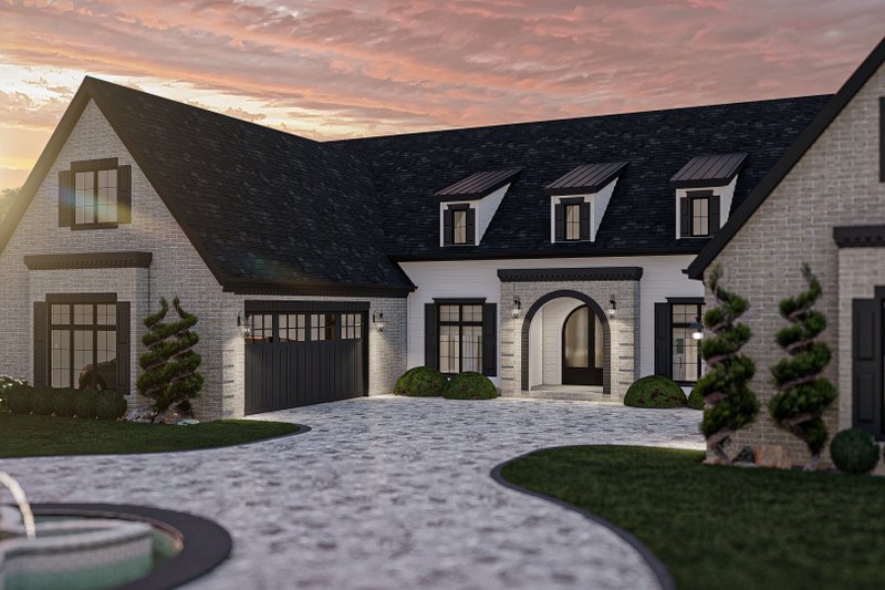 House Plan Design - Exterior - Other Elevation 1 for Modern House Plan #455-518 - 3 bed, 2.5 bath