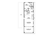 Beach Style House Plan - 1 Beds 2.5 Baths 1233 Sq/Ft Plan #1064-205 