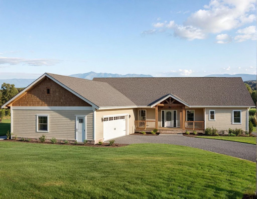 Exterior - Front Elevation 2 for Craftsman House Plan #117-1083 - 3 bed, 2.5 bath