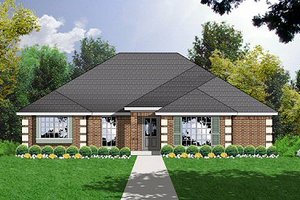 Home Plan - Traditional Exterior - Front Elevation Plan #40-325