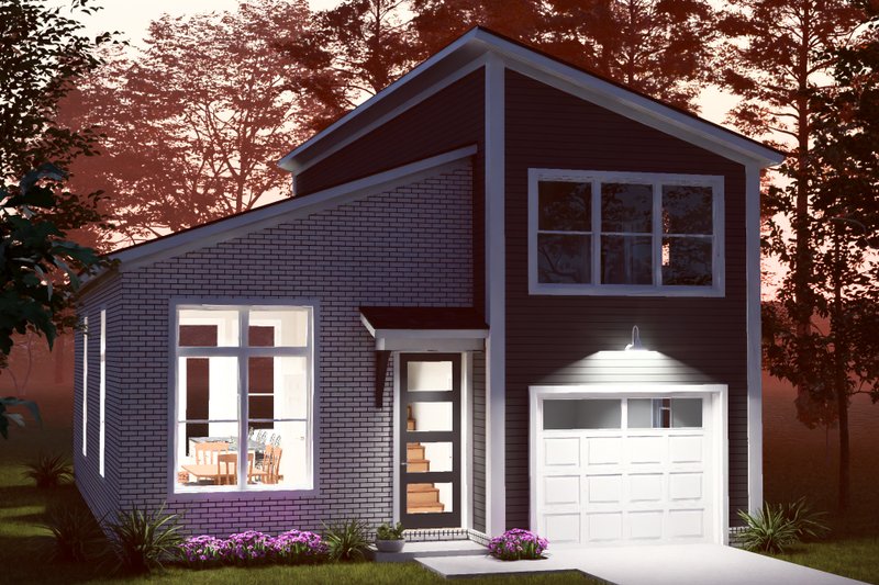 Dream House Plan - Exterior - Other Elevation 4 for Modern House Plan #513-2477 - 3 bed, 3 bath