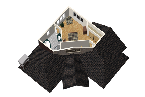 Floor Plan - Upper Floor 1 for Country House Plan #25-4743 - 3 bed, 3 bath