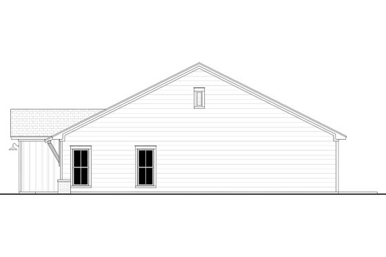 Exterior - Other Elevation 1 for Traditional House Plan #430-385 - 2 bed, 2 bath