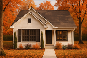 Cottage Exterior - Front Elevation Plan #923-330