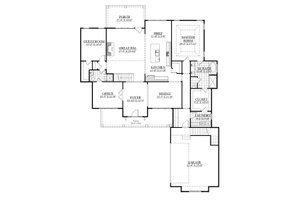 Floor Plan - Main Floor for Farmhouse House Plan #1071-8 - 5 bed, 4.5 bath