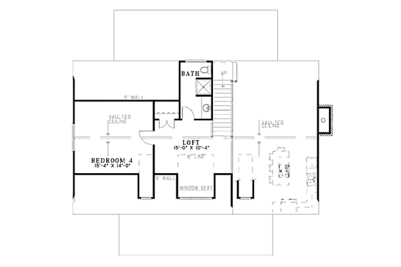 Cottage Style House Plan - 4 Beds 4 Baths 1970 Sq/Ft Plan #17-2344 ...