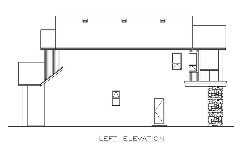 Dream House Plan - Exterior - Other Elevation for Modern House Plan #1100-112 - 3 bed, 2.5 bath