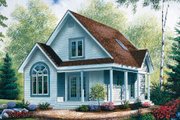 Cottage Style House Plan - 2 Beds 2 Baths 1168 Sq/Ft Plan #23-488 