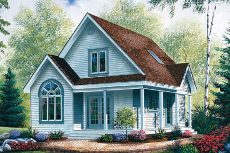 Dream House Plan - Cottage Exterior - Front Elevation Plan #23-488