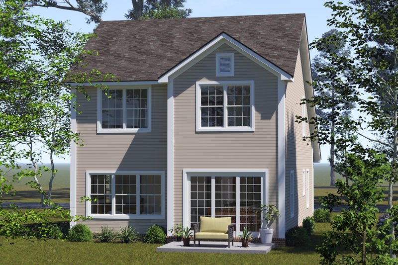 Architectural House Design - Exterior - Other Elevation 1 for Cottage House Plan #513-2348 - 4 bed, 3.5 bath