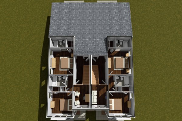 House Plan Design - Modern Floor Plan - Upper Floor Plan #513-2291