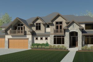 Traditional Exterior - Front Elevation Plan #920-82