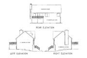 Traditional Style House Plan - 2 Beds 2 Baths 999 Sq/Ft Plan #56-102 