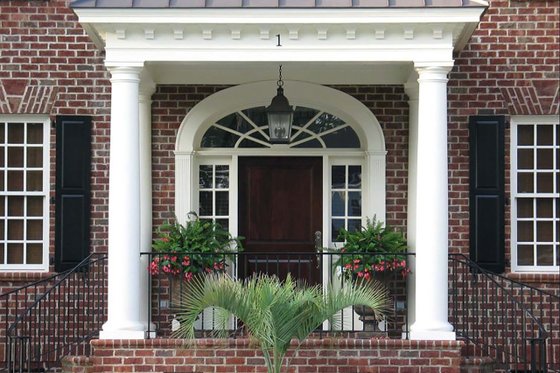 Exterior - Front Elevation 3 for Classical House Plan #1054-53 - 5 bed, 5.5 bath