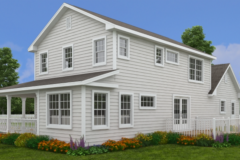 Home Plan - Exterior - Other Elevation 2 for Farmhouse House Plan #1082-3 - 4 bed, 3 bath
