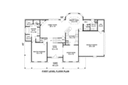 Southern Style House Plan - 4 Beds 2.5 Baths 2407 Sq/Ft Plan #81-13810 