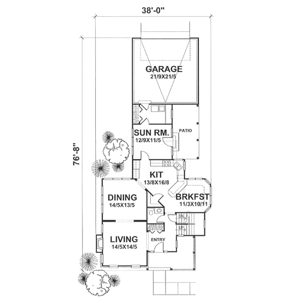 Traditional Floor Plan - Main Floor Plan #50-117