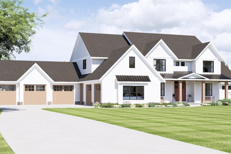 House Plan Design - Exterior - Other Elevation for Farmhouse House Plan #1064-99 - 5 bed, 4.5 bath