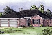 Traditional Style House Plan - 3 Beds 2 Baths 1205 Sq/Ft Plan #16-104 