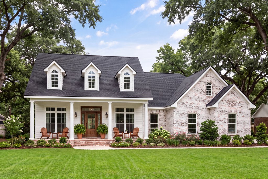 Exterior - Front Elevation 2 for Colonial House Plan #430-14 - 3 bed, 2 bath