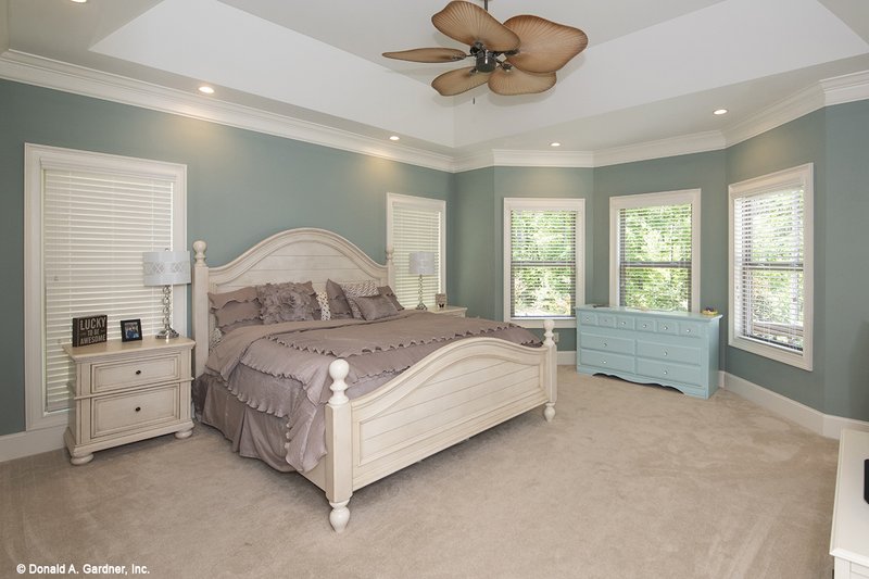 Architectural House Design - Interior - Master Bedroom for Craftsman House Plan #929-30 - 4 bed, 3 bath