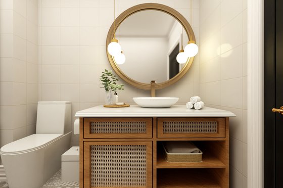 Interior - Bathroom 1 for Barndominium House Plan #1064-382 - 2 bed, 2.5 bath