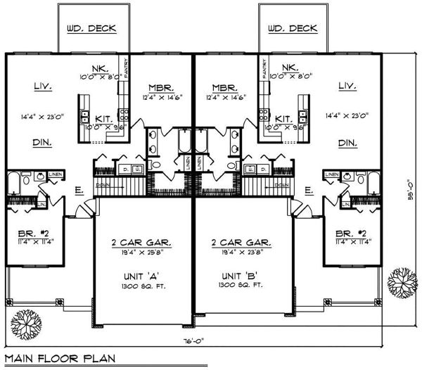 House Plan Design - Country Floor Plan - Main Floor Plan #70-1394