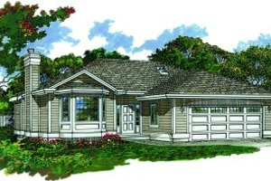 Traditional Exterior - Front Elevation Plan #47-370