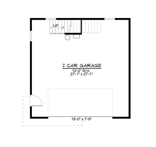 Modern Floor Plan - Main Floor Plan #1064-283