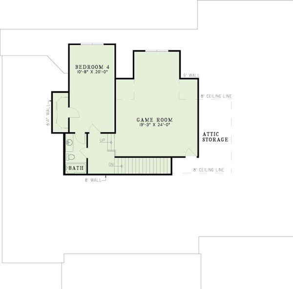 Dream House Plan - Classical Floor Plan - Upper Floor Plan #17-3248