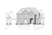 Colonial Style House Plan - 4 Beds 3 Baths 3678 Sq/Ft Plan #411-298 