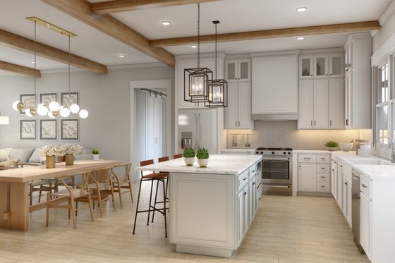 Interior - Kitchen for Farmhouse House Plan #430-256 - 2 bed, 2 bath