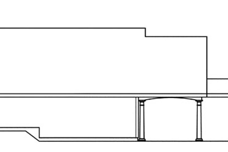 Home Plan - Exterior - Rear Elevation for Traditional House Plan #124-653, 0 bath
