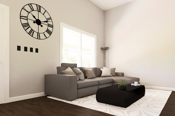 Interior - Family Room 1 for Barndominium House Plan #1064-392 - 1 bed, 1 bath