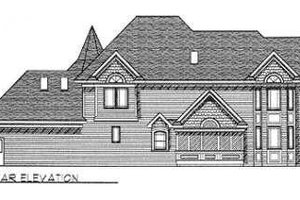 Exterior - Rear Elevation for Victorian House Plan #70-482 - 4 bed, 2.5 bath