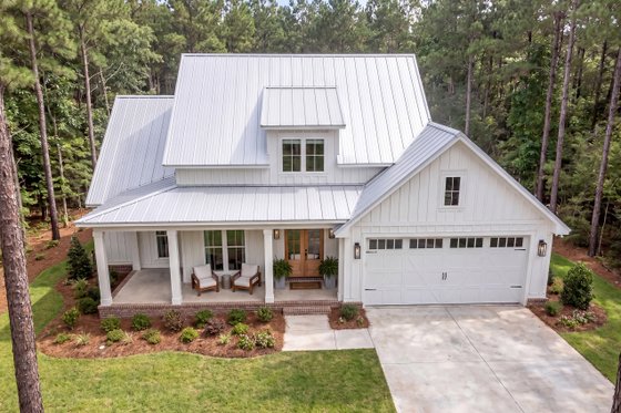 Exterior - Front Elevation 3 for Farmhouse House Plan #430-264 - 3 bed, 2.5 bath
