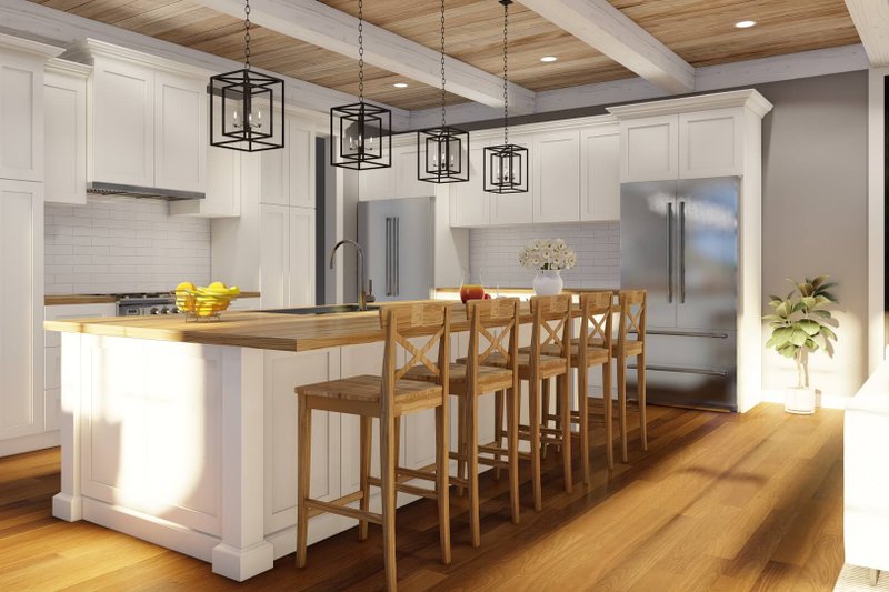 Home Plan - Interior - Kitchen for Craftsman House Plan #923-65 - 3 bed, 3.5 bath