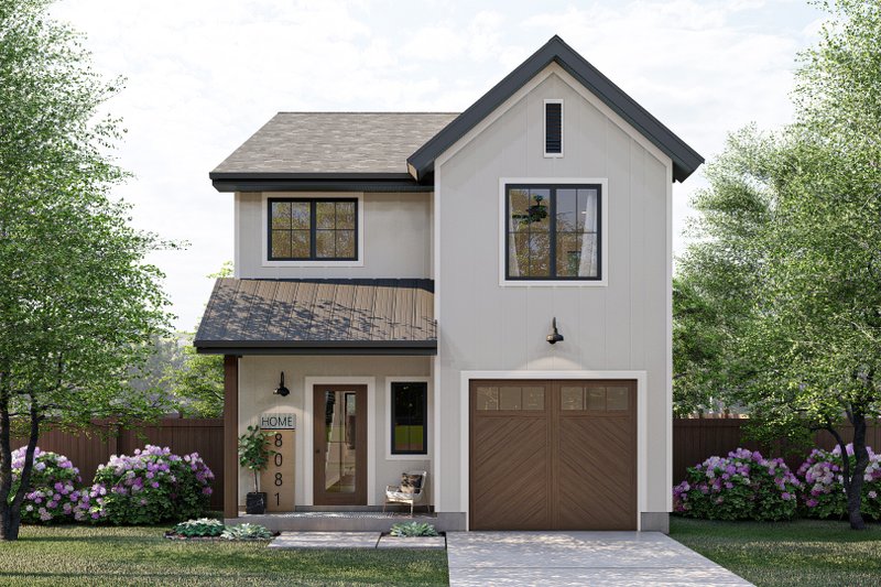 Dream House Plan - Farmhouse Exterior - Front Elevation Plan #455-236