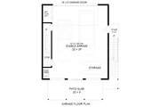 Country Style House Plan - 1 Beds 1 Baths 893 Sq/Ft Plan #932-1205 