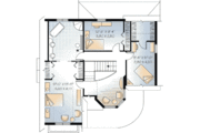 European Style House Plan - 3 Beds 1.5 Baths 2160 Sq/Ft Plan #23-447 