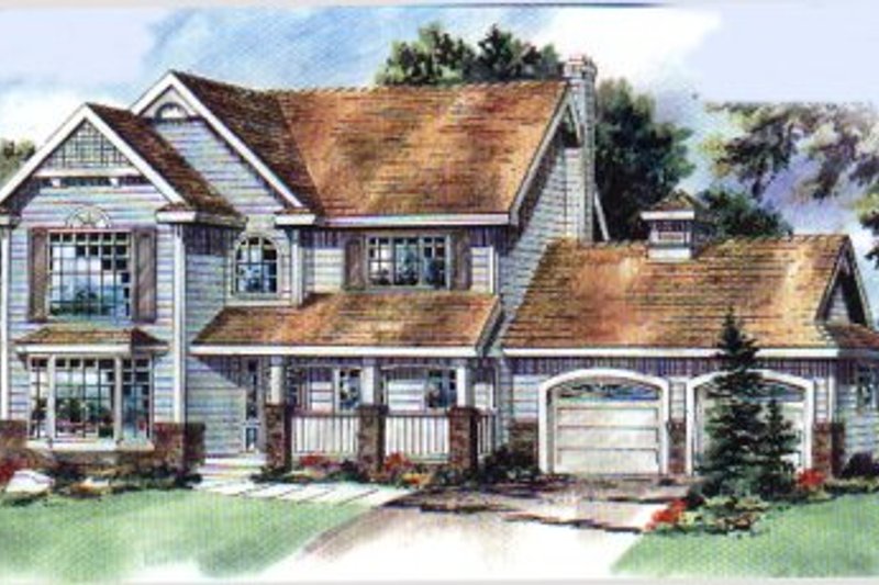 Home Plan - Traditional Exterior - Front Elevation Plan #18-276