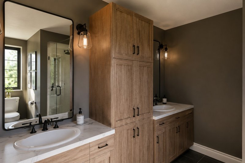 Dream House Plan - Interior - Master Bathroom for Modern House Plan #1064-489 - 2 bed, 2.5 bath