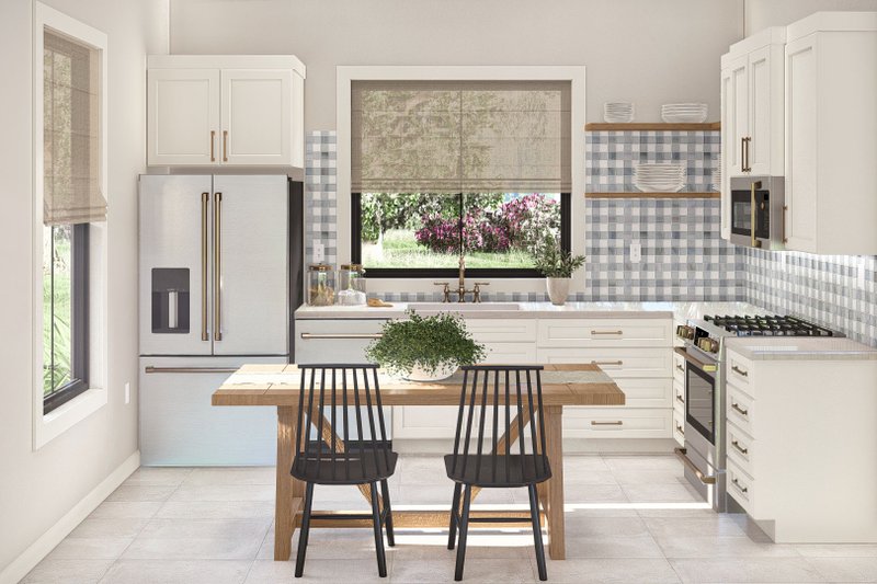 Architectural House Design - Interior - Kitchen for Modern House Plan #455-431 - 1 bed, 1 bath