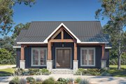Farmhouse Style House Plan - 3 Beds 2.5 Baths 1633 Sq/Ft Plan #430-404 Exterior 